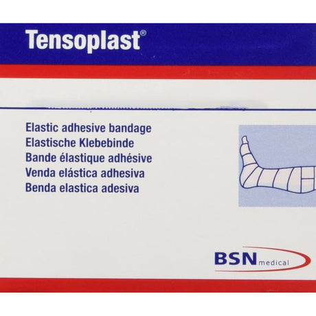 Tensoplast Elastic Adhesive Bandage, No Closure, Tan, Nonsterile, Medium Compression, 5 Yard Length - LL Medico