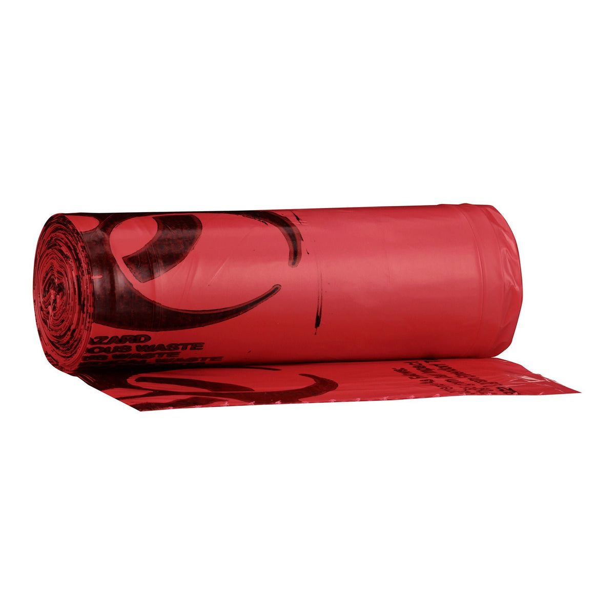 McKesson Biohazard Waste Bag, Infectious Waste, Biohazard Symbol, 30 to 33 gal, Red, LLDPE, 31 x 41" - 03-4771 - LL Medico