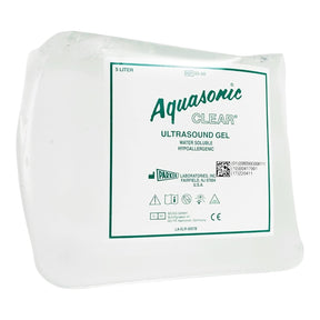 Aquasonic Clear Ultrasound Gel, High Viscosity, Nonsterile, 5 Liter Jug
