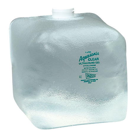 Aquasonic Clear Ultrasound Gel, High Viscosity, Nonsterile, 5 Liter Jug