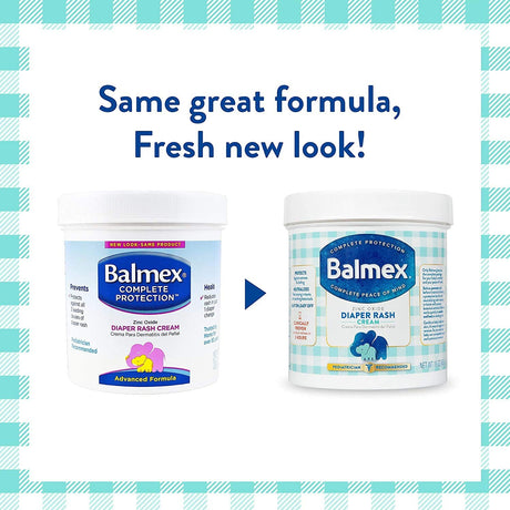 Balmex Diaper Rash Cream, Zinc Oxide, 16 oz
