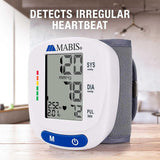 Mabis Digital Wrist Blood Pressure Monitor, Adult Cuff