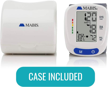 Mabis Digital Wrist Blood Pressure Monitor, Adult Cuff