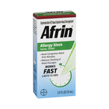 Afrin Allergy Sinus Nasal Spray, Oxymetazoline HCl 0.05%, 15 mL - 04110081127 - LL Medico