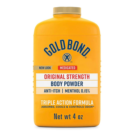 Gold Bond Original Strength Medicated Body Powder, Menthol - 04116701046 - LL Medico