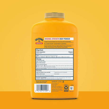 Gold Bond Original Strength Medicated Body Powder, Menthol