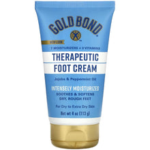 Gold Bond Therapeutic Foot Cream, Jojoba & Peppermint Oil, 4 oz