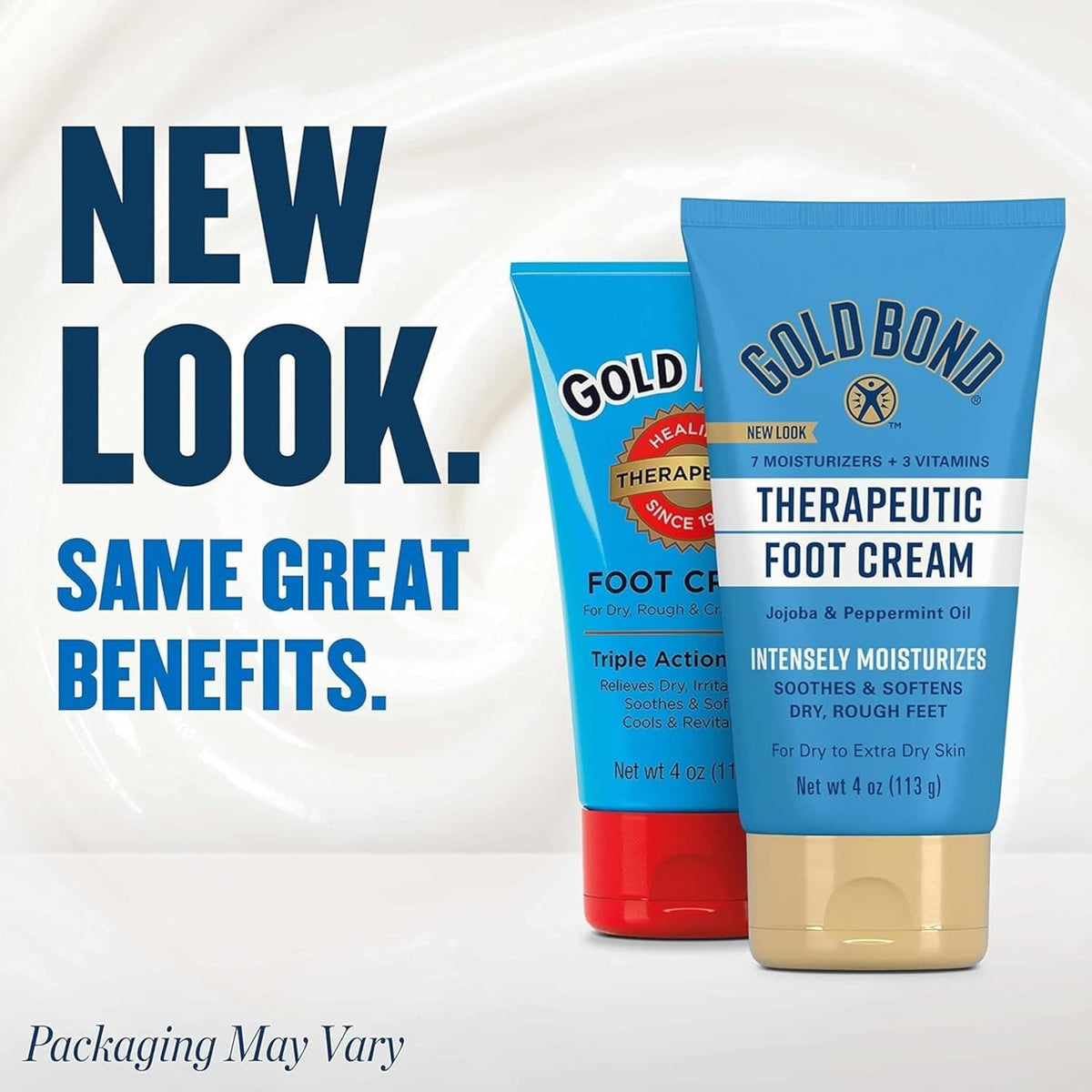 Gold Bond Therapeutic Foot Cream, Jojoba & Peppermint Oil, 4 oz