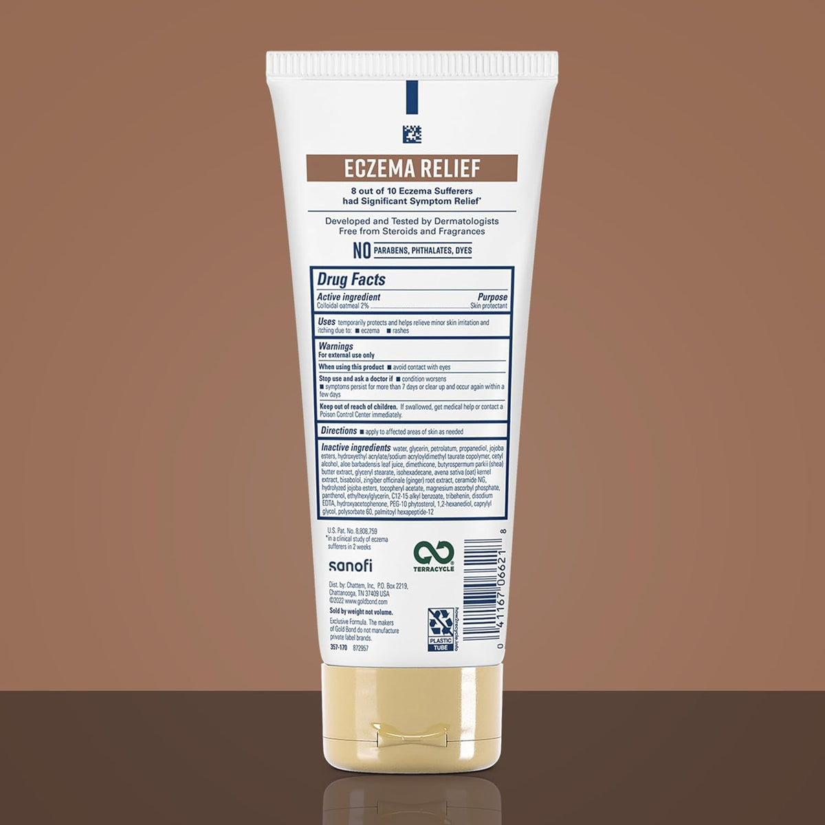 Gold Bond Eczema Relief Skin Protectant Cream, Unscented, 8 oz