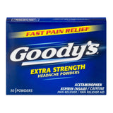 Goody's Extra Strength Headache Pain Relief Powder, Acetaminophen 260 mg / Aspirin 520 mg / Caffeine 32.5 mg - 04203710366 - LL Medico