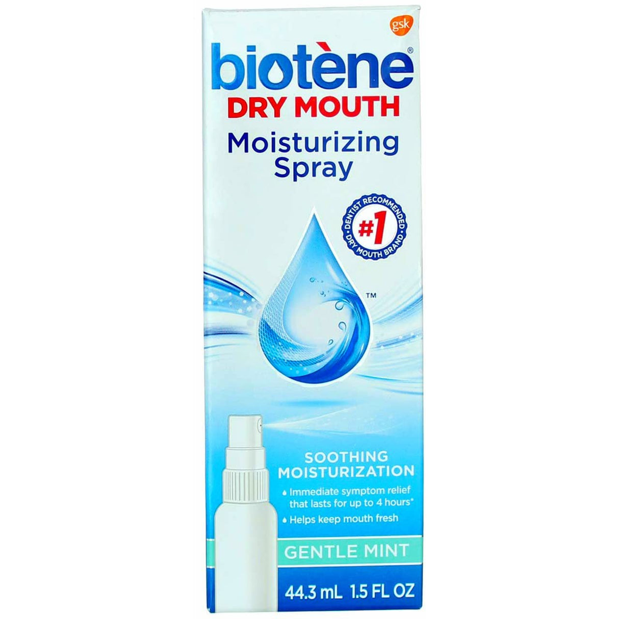 Biotene Dry Mouth Moisturizing Spray, Gentle Mint, 1.5 fl oz