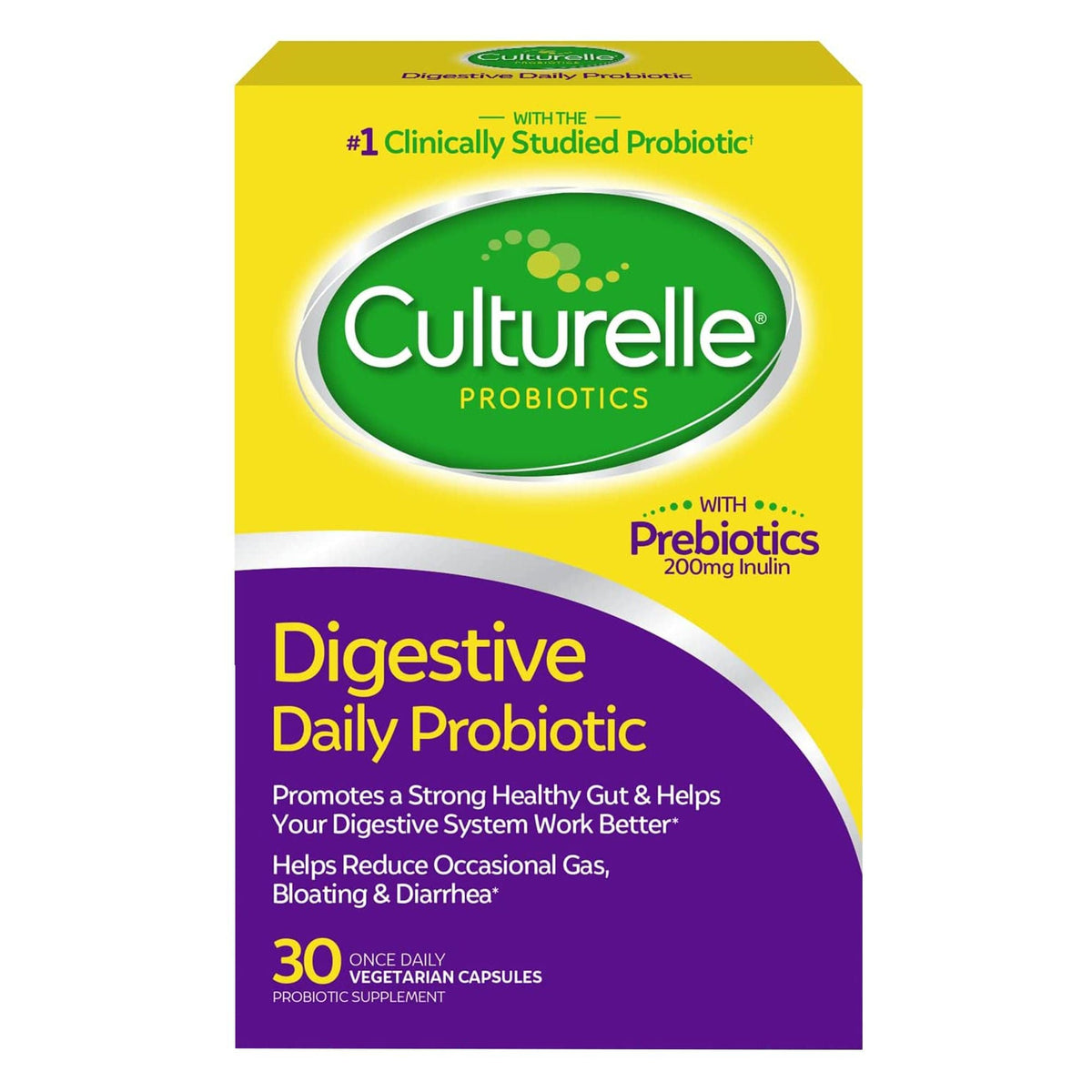 Culturelle Digestive Daily Probiotic Capsules, Lactobacillus GG, 10 Billion CFU - 04910040009 - LL Medico