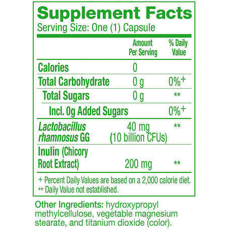 Culturelle Digestive Daily Probiotic Capsules, Lactobacillus GG, 10 Billion CFU - 04910040009 - LL Medico