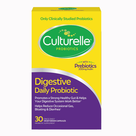 Culturelle Digestive Daily Probiotic Capsules, Lactobacillus rhamnosus GG
