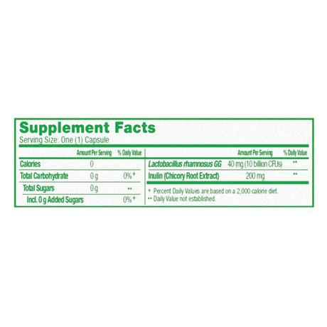 Culturelle Digestive Health Probiotic Capsules, Clinically Studied LGG