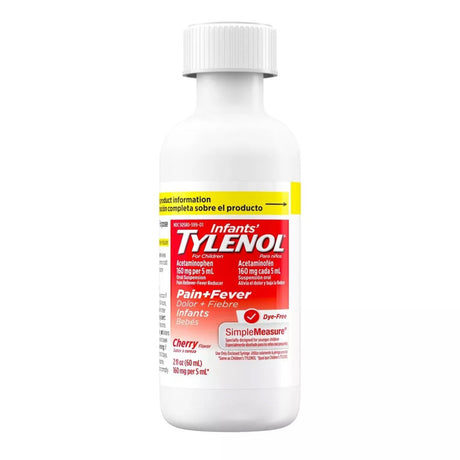 Infants' Tylenol Dye-Free Acetaminophen Oral Suspension, 160 mg/5 mL, 2 oz
