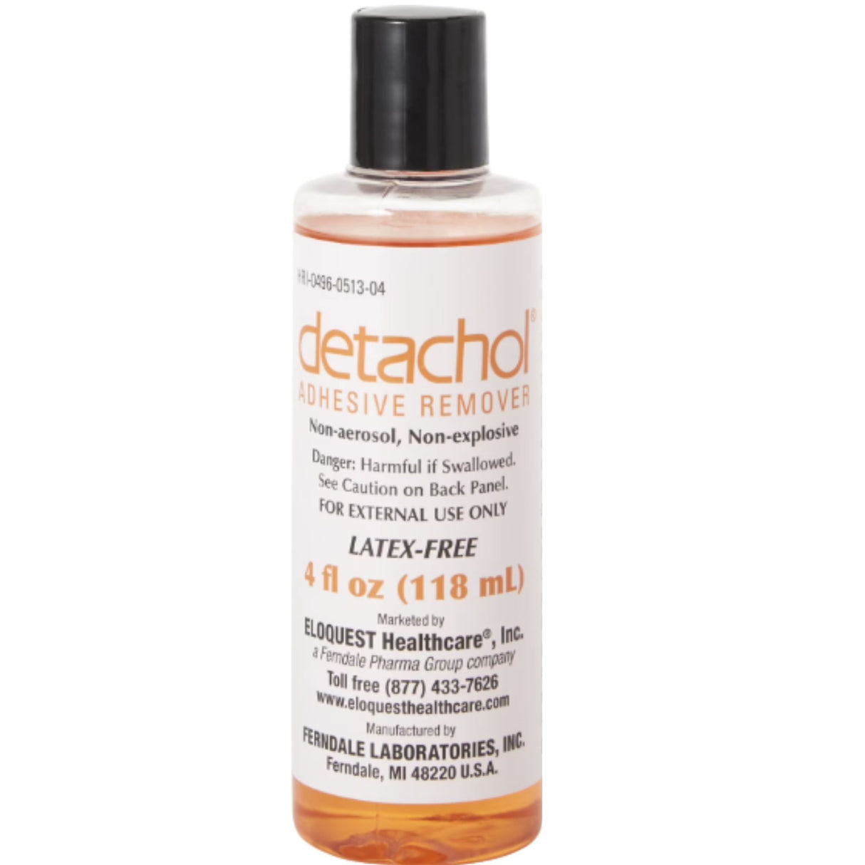 Detachol Adhesive Remover, 4-ounce bottle