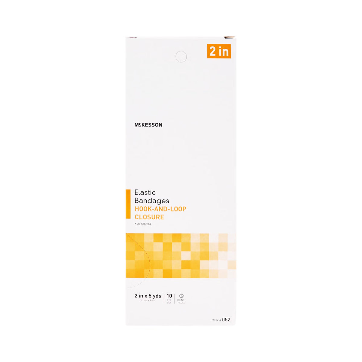 McKesson Elastic Bandage, Hook and Loop Closure, Tan, Knit / Woven Blend, Non-Sterile - LL Medico