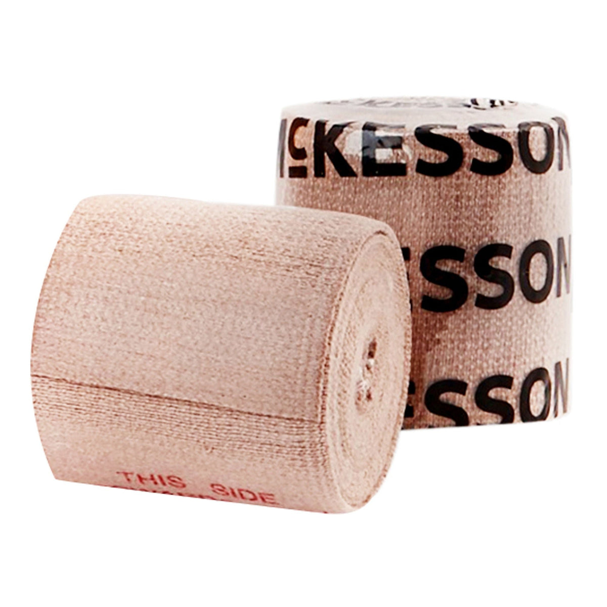 McKesson Elastic Bandage, Hook and Loop Closure, Tan, Knit / Woven Blend, Non-Sterile - LL Medico