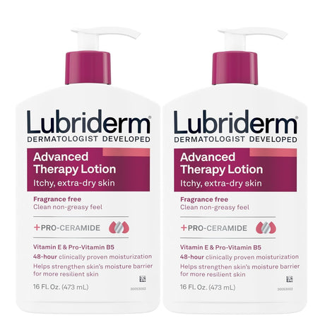 Lubriderm Advanced Therapy Lotion, Fragrance Free, 16 fl oz