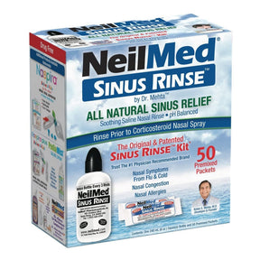 NeilMed Sinus Rinse Saline Nasal Rinse Kit, 0.65%, Powder for Solution - 05928000100 - LL Medico