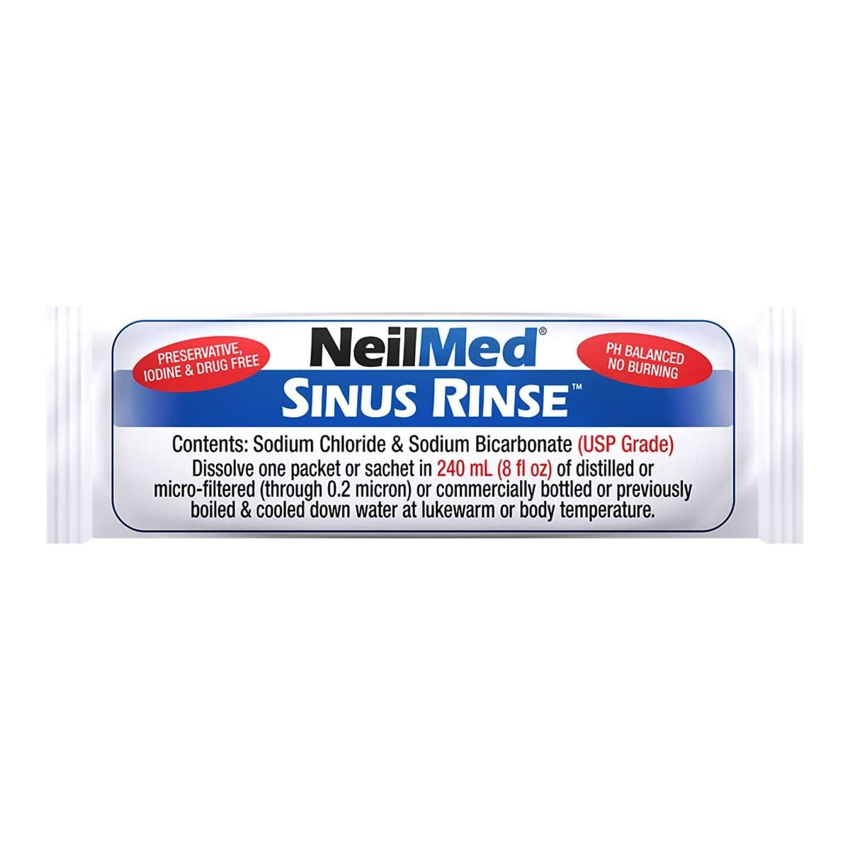 NeilMed Sinus Rinse Saline Nasal Rinse Kit, 0.65%, Powder for Solution - 05928000100 - LL Medico