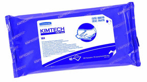 Kimtech W4 Pre-Saturated Cleanroom Wipes, Surface Disinfectant Cleaner, Premoistened, Alcohol Scent, Nonsterile, 9" x 11" - 06070 - LL Medico