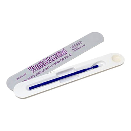 VarnishAmerica 5% Sodium Fluoride Varnish, Bubblegum Flavor, 0.25 mL, Box of 200 - 07-0130 - LL Medico