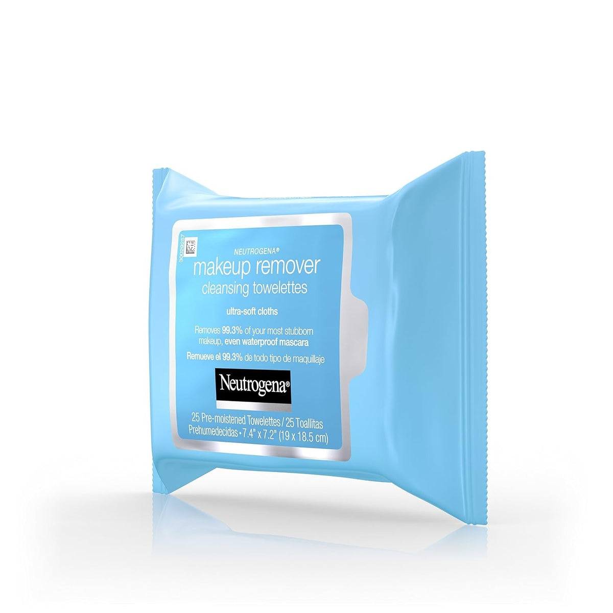 Neutrogena Makeup Remover Ultra-Soft Cleansing Towelettes, 25 Count, 7.2" x 6.4"