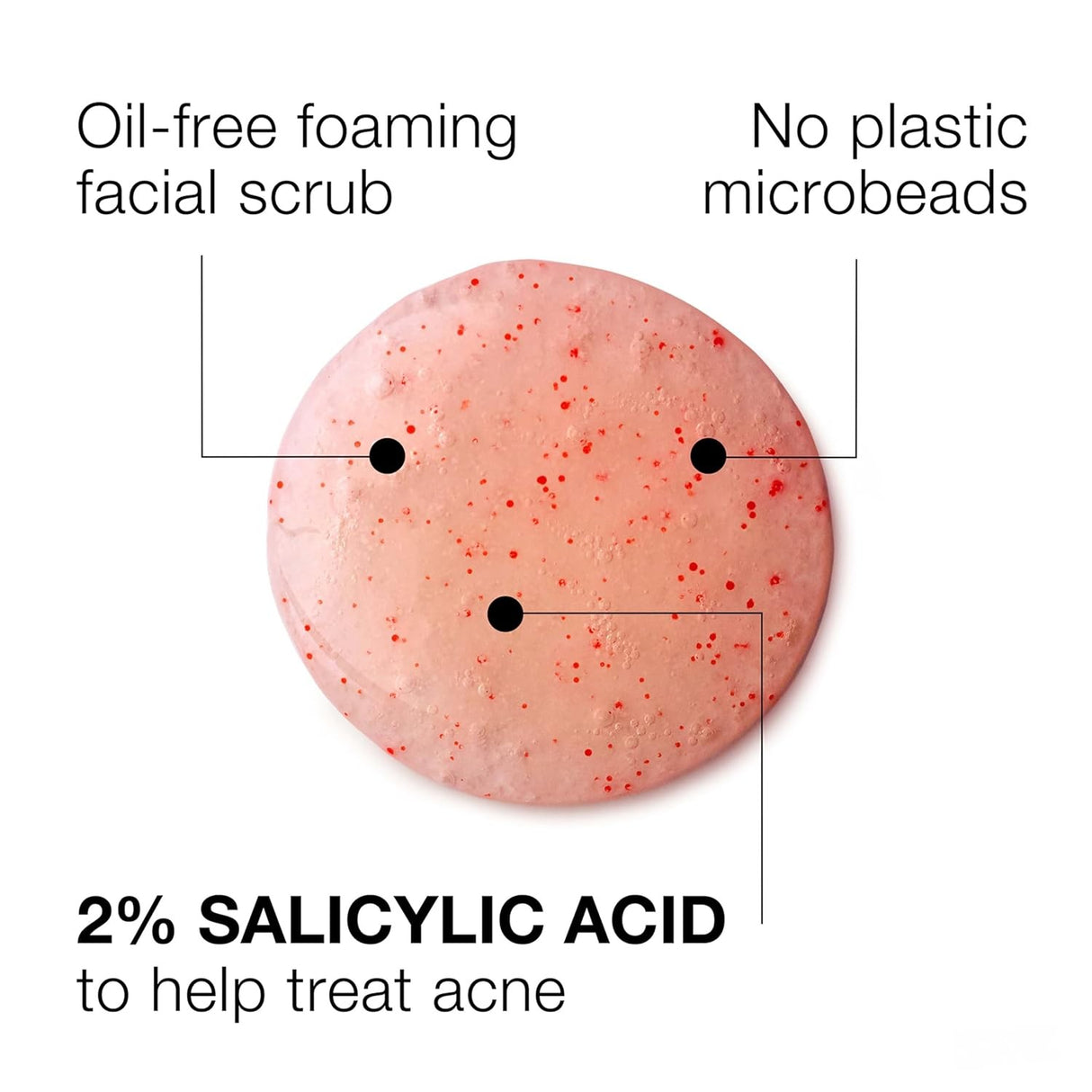 Neutrogena Oil-Free Acne Wash Pink Grapefruit Foaming Scrub, 6.7 fl oz