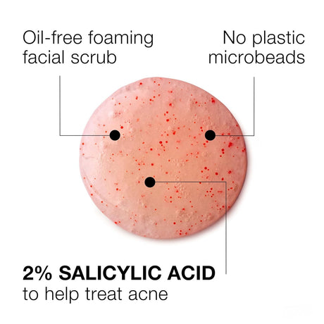 Neutrogena Oil-Free Acne Wash Pink Grapefruit Foaming Scrub, 6.7 fl oz