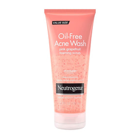 Neutrogena Oil-Free Acne Wash Pink Grapefruit Foaming Scrub, 6.7 fl oz