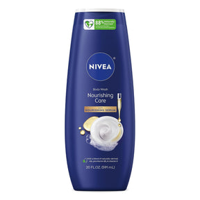 Nivea Body Wash Nourishing Care with Nourishing Serum, 20 fl oz