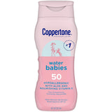 Coppertone Water Babies Sunscreen Lotion, SPF 50, 8 fl oz
