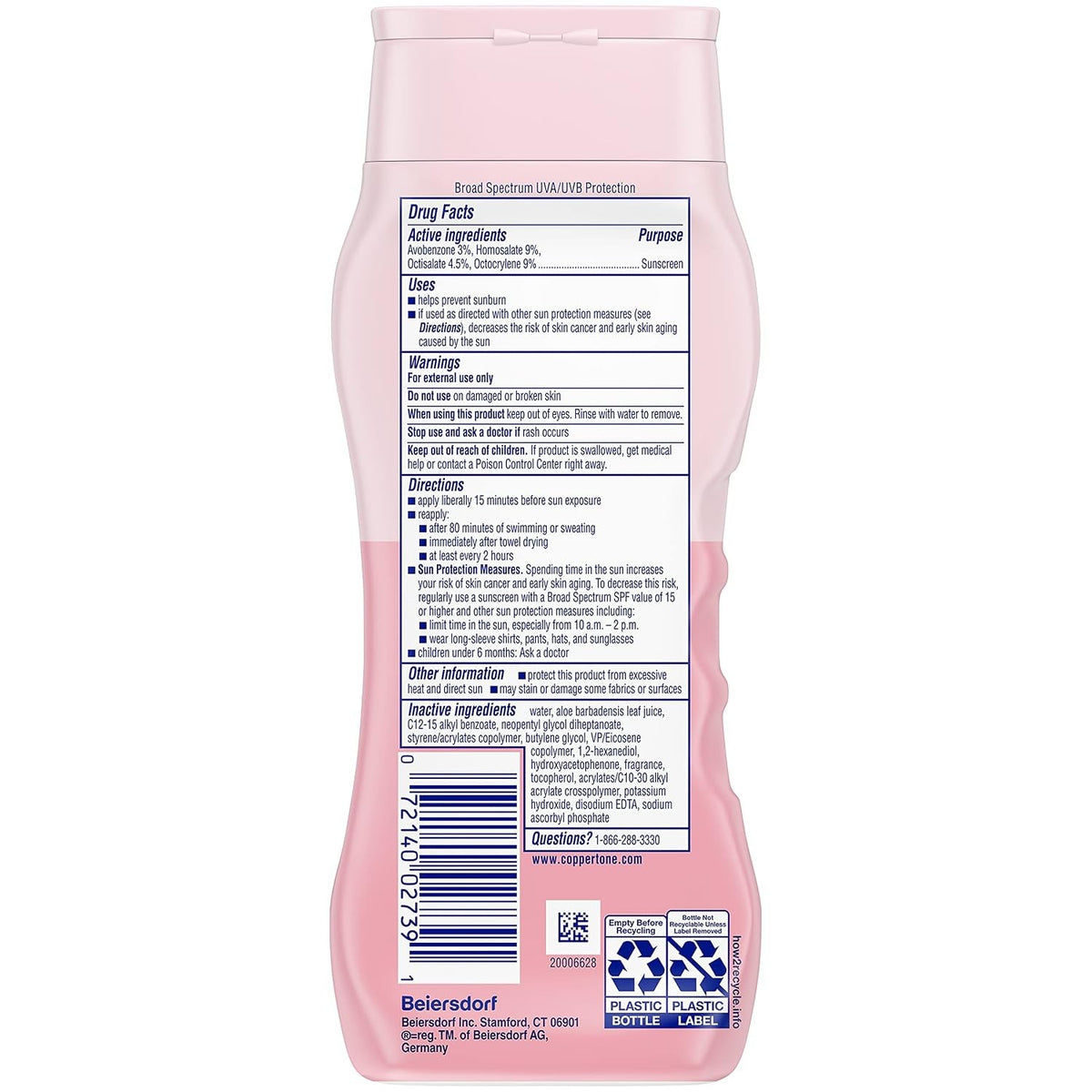 Coppertone Water Babies Sunscreen Lotion, SPF 50, 8 fl oz