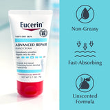 Eucerin Advanced Repair Hand Cream, Fragrance Free, 2.7 oz