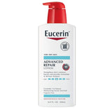 Eucerin Advanced Repair Lotion, Fragrance Free, 16.9 fl oz