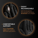 Intellinetix Vibration Therapy Gloves, Medium