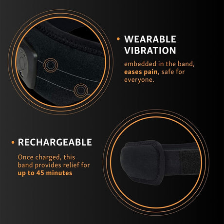 Intellinetix Vibration Therapy Headache Band, One Size Fits Most