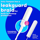 Tampax Pearl Tampons Super Absorbency, Unscented, 50 Count