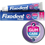 Fixodent Plus Gum Care Denture Adhesive Cream, 2 oz - 07666030021 - LL Medico