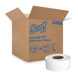 Scott Essential JRT, Jumbo Roll Toilet Tissue, White, 2-Ply, Cored, 3.55" x 1000' - 07805 - LL Medico