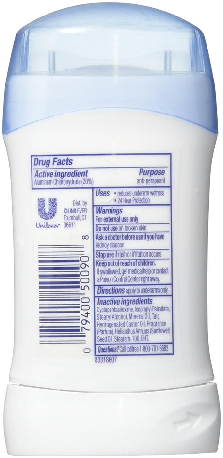 Dove Invisible Solid Antiperspirant Deodorant, Fresh Scent, 1.6 oz Stick