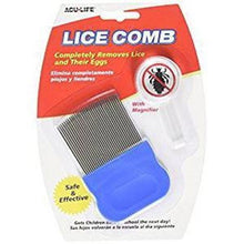 Acu-Life Metal Lice Comb with Magnifier, Single