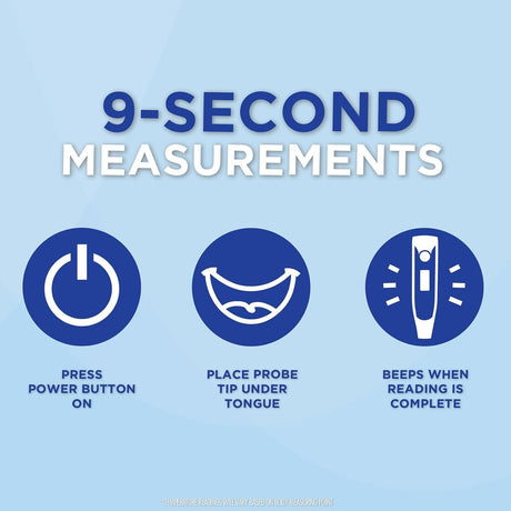 Veridian Oral & Rectal Digital Stick Thermometer, Flex Tip