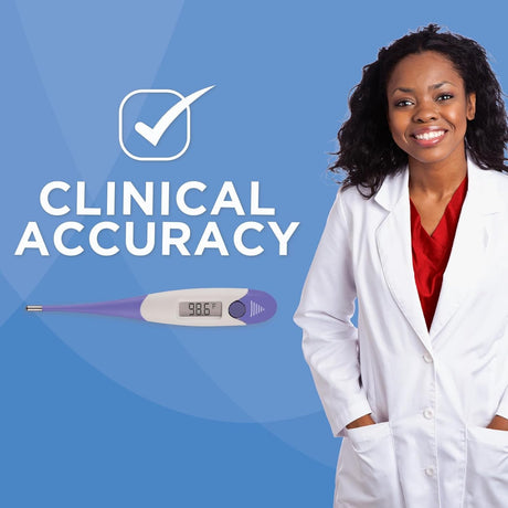 Veridian Oral & Rectal Digital Stick Thermometer, Flex Tip