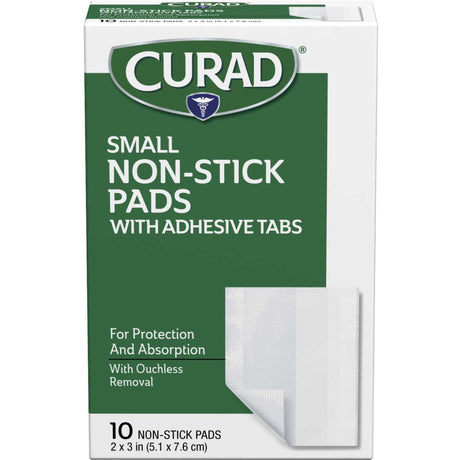 Curad nonstick Pads with Adhesive Tabs, 2 x 3 Inch