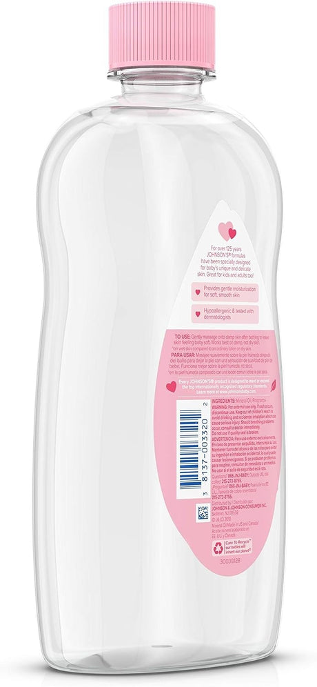 Johnson's Baby Oil, 20 fl oz