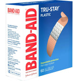 Band-Aid Tru-Stay Plastic Adhesive Bandages, 3/4 x 3 Inch