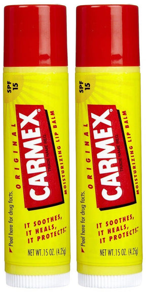 Carmex Minis Moisturizing Lip Balm SPF 15 Tubes, Assorted Flavors, 0.18 oz Each